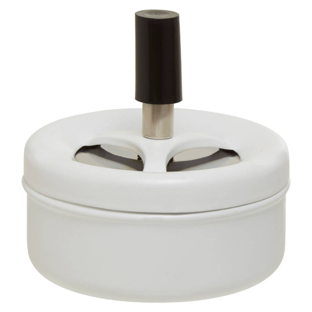 Premier Housewares White Spinning Ashtray