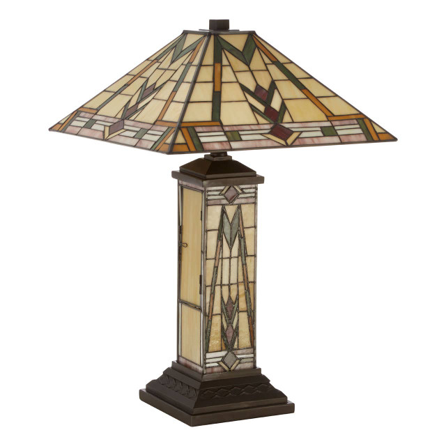 Premier Housewares Wisteria Tiffany Table Lamp