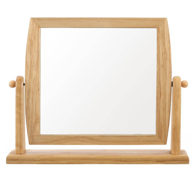 Premier Housewares Wooden Frame Swivel Mirror