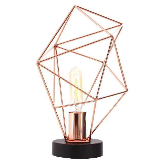 premier housewares Wyra Copper Finish Table Lamp