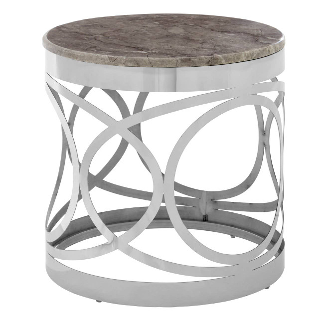 Premier Housewares Yasmin Marble Side Table