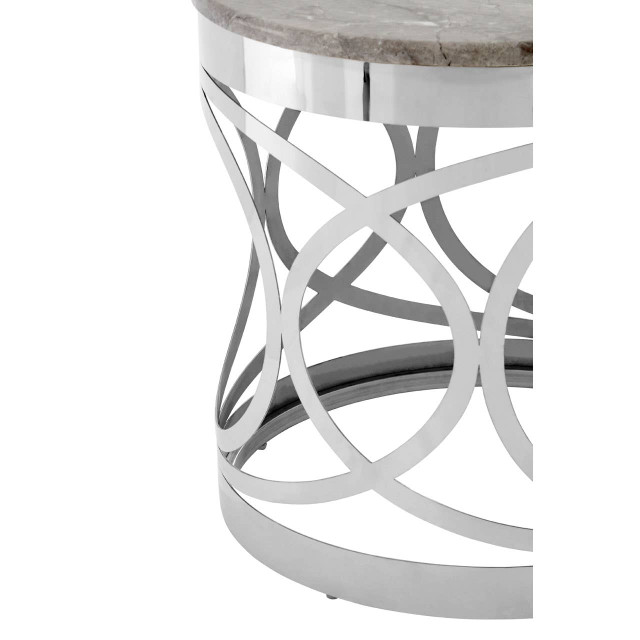 Premier Housewares Yasmin Marble Side Table