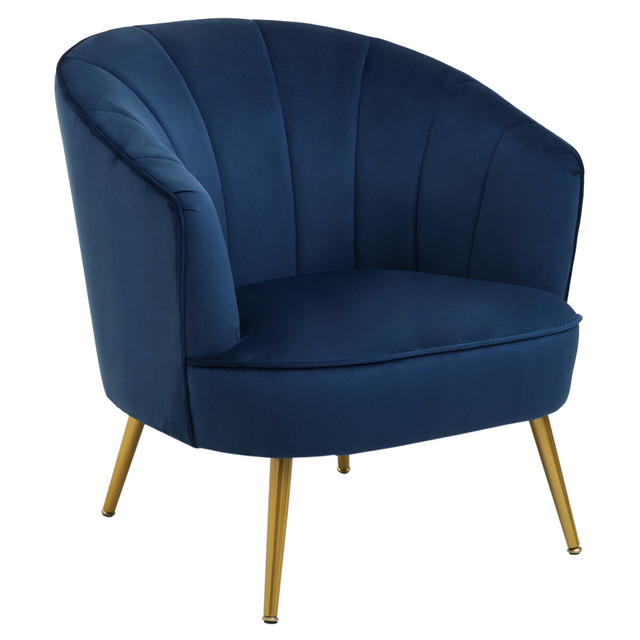 premier housewares Yolanda Midnight Velvet Chair