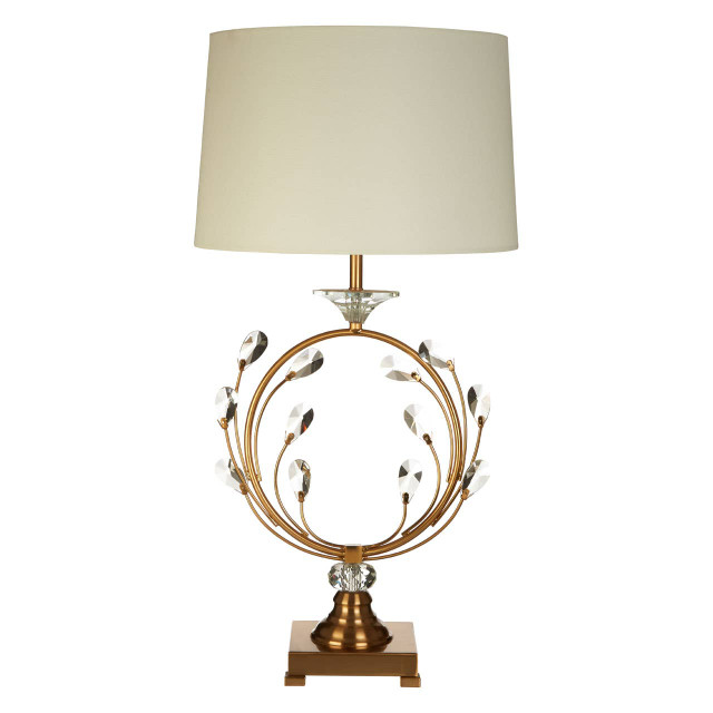 Premier Housewares Zahra Table Lamp With EU Plug