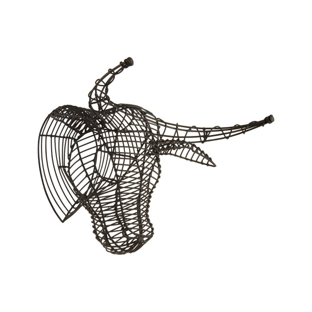 premier housewares Zania Black Buffalo Head