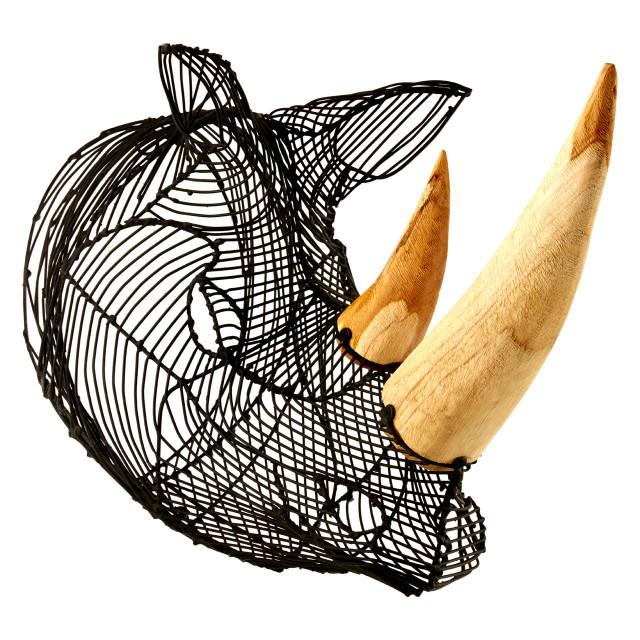 premier housewares Zania Rhino Head Sculpture