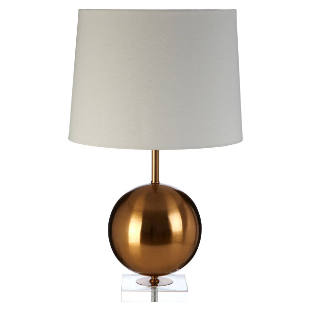 Premier Housewares Zena Table Lamp With EU Plug