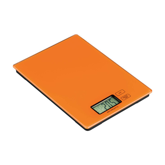 premier housewares Zing Orange Glass Kitchen Scale