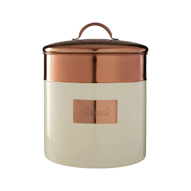 premier housewares Prescott Cream And Copper Bread Bin