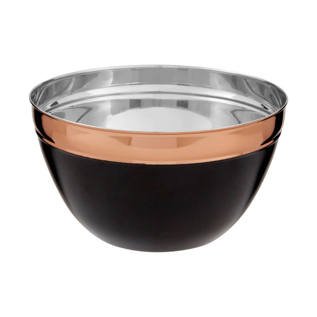 Premier Housewares Prescott Large Black And Copper Mixing Bowl