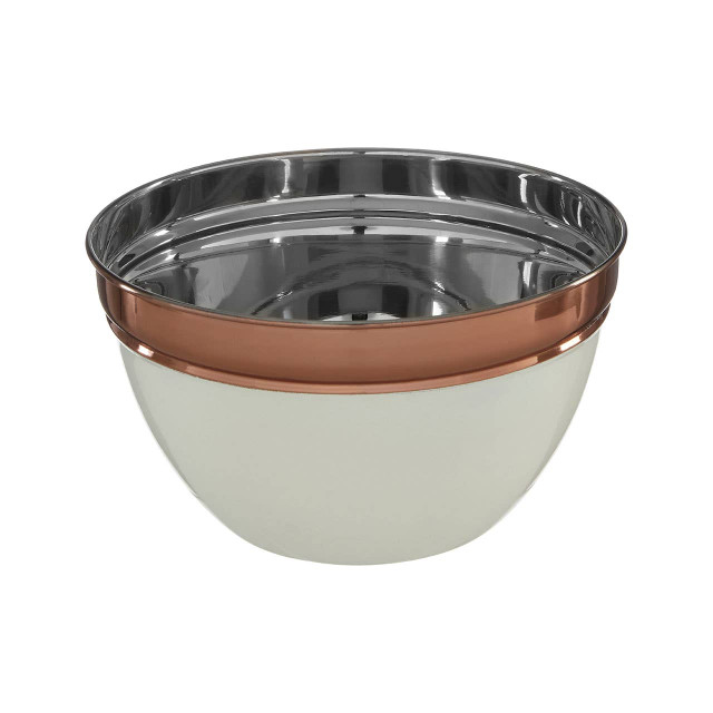 Premier Housewares Prescott Small Cream And Copper Mixing Bowl