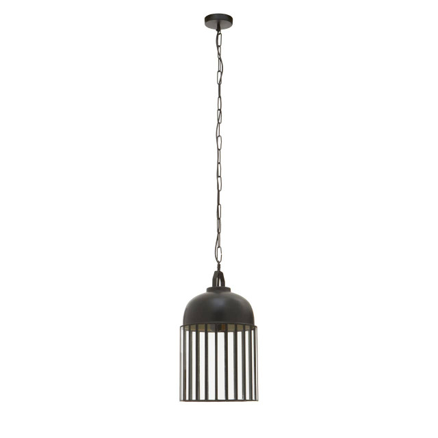 Premier Housewares Preston Antique Black Pendant Light