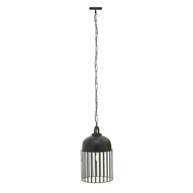 premier housewares Preston Antique Black Pendant Light