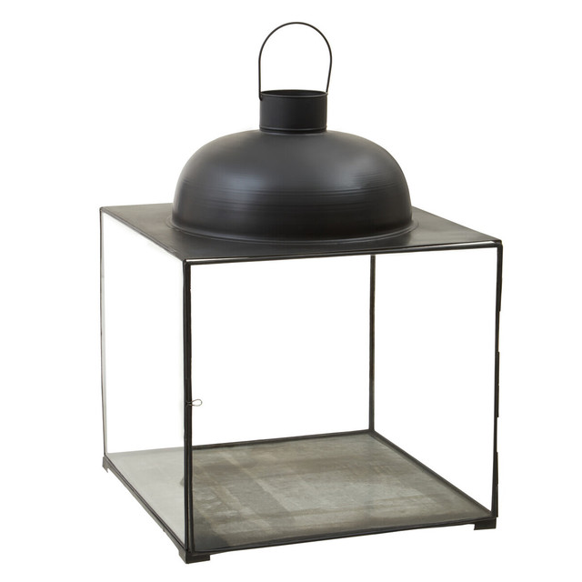 premier housewares Preston Large Black Square Lantern