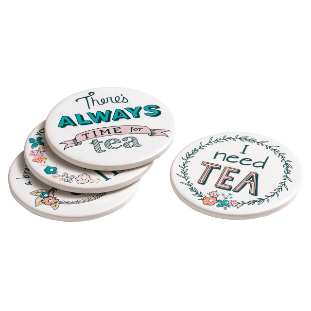 Premier Housewares Pretty Things Set Of Four Coasters