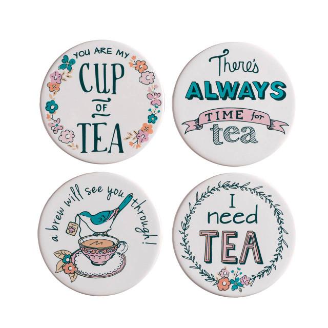 premier housewares Pretty Things Set Of Four Coasters