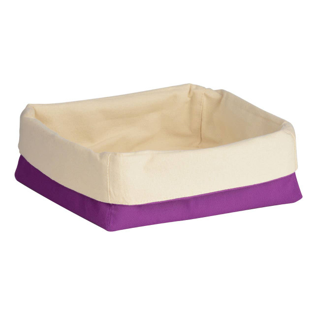 Premier Housewares Purple And Cream Large Bread Basket