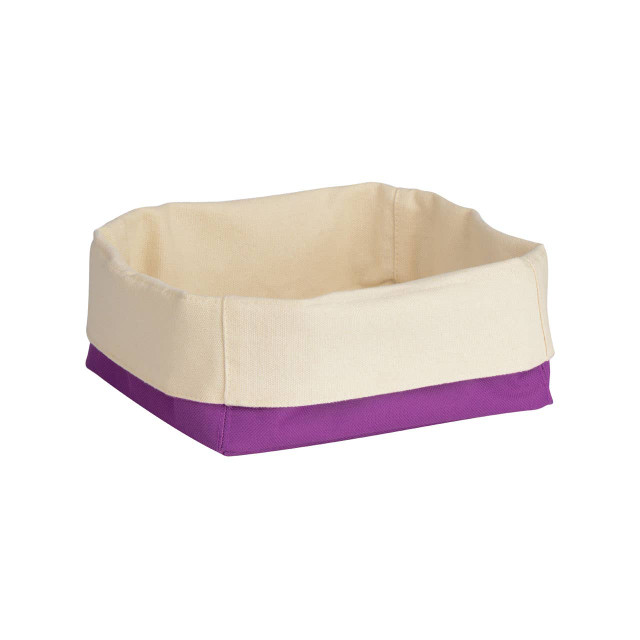 premier housewares Purple And Cream Small Bread Basket