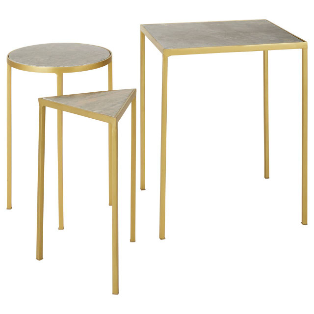 Premier Housewares Rabia Set Of 3 Nesting Side Tables