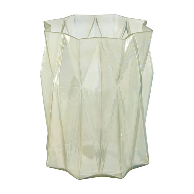 Premier Housewares Rambia Large Irridescent Glass Candle Holder