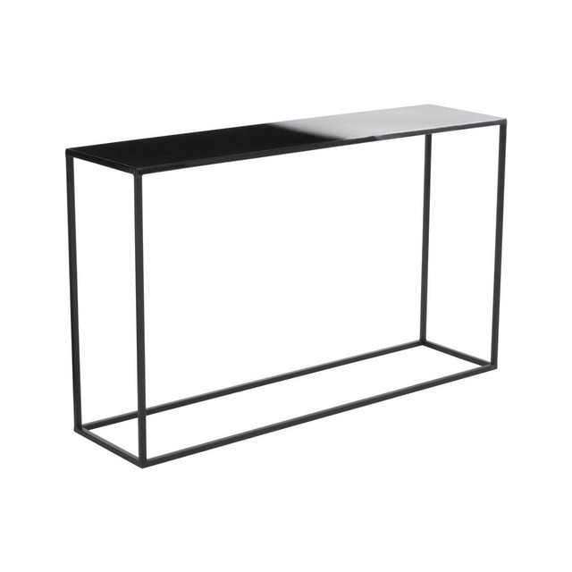 Premier Housewares Ramus Black And White Ombre Console Table