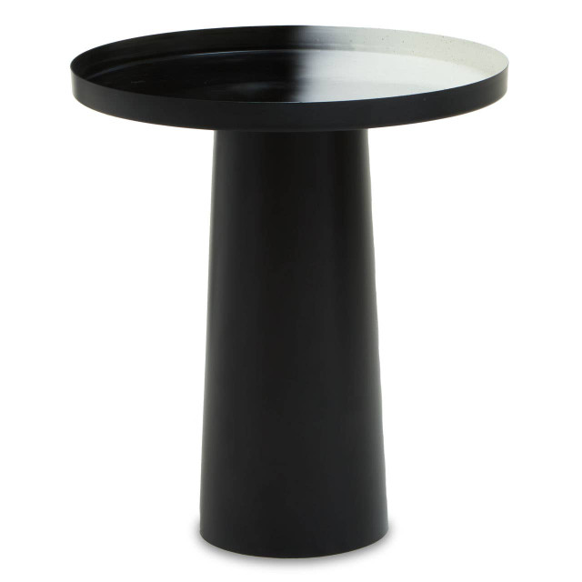 Premier Housewares Ramus Black And White Ombre Side Table
