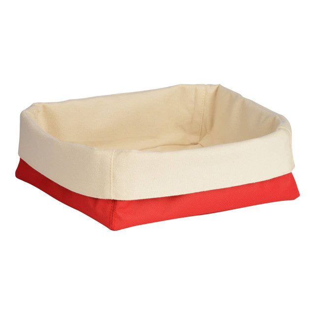premier housewares Red And Cream Large Bread Basket