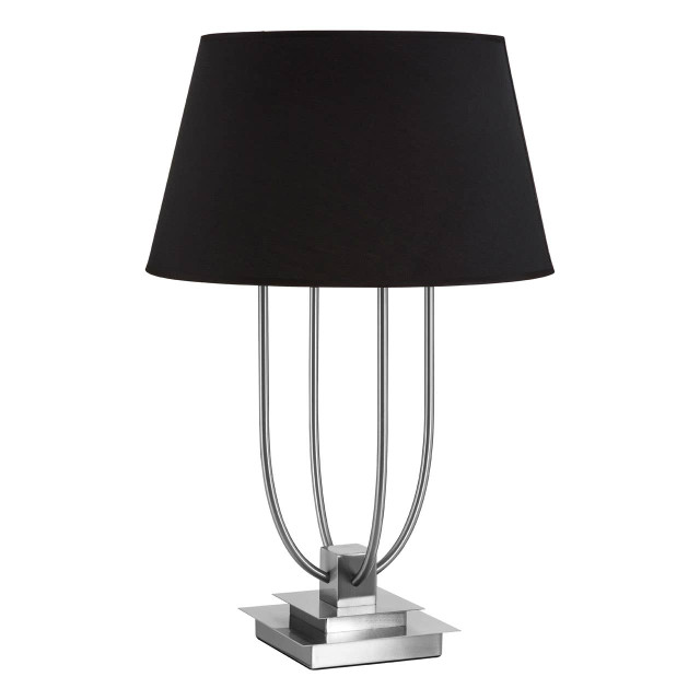 premier housewares Regents Park Black Shade Table Lamp