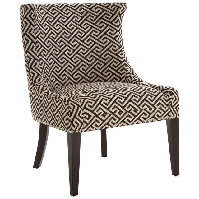 premier housewares Regents Park Greek Key Design Wingback Lounge Chair