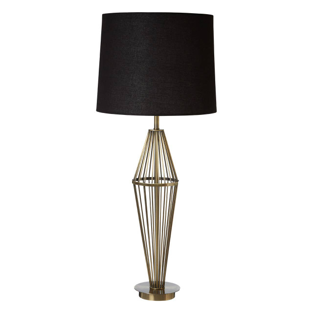 Premier Housewares Reginald Antique Brass Table Lamp