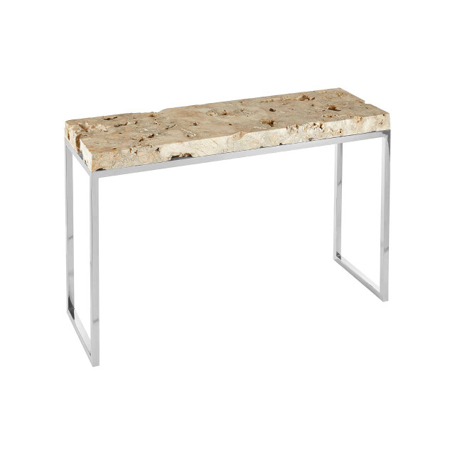 Premier Housewares Relic Cheese Stone Console Table