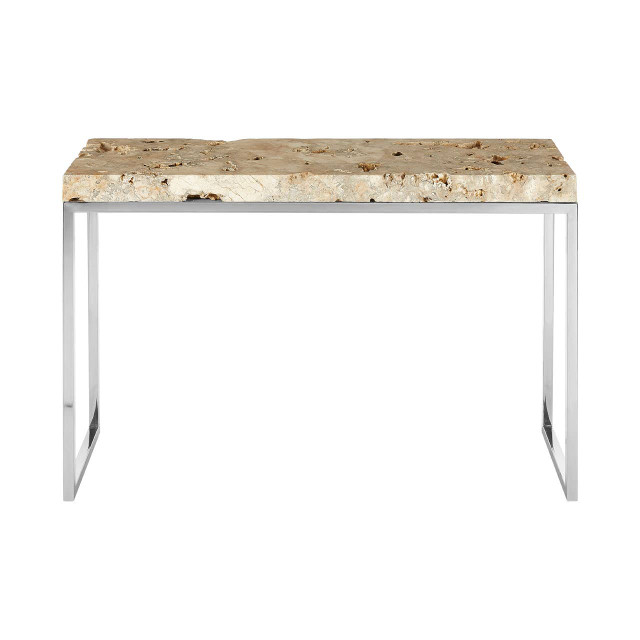 premier housewares Relic Cheese Stone Console Table