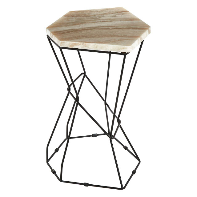 Premier Housewares Relic Side Table With Patterned Top