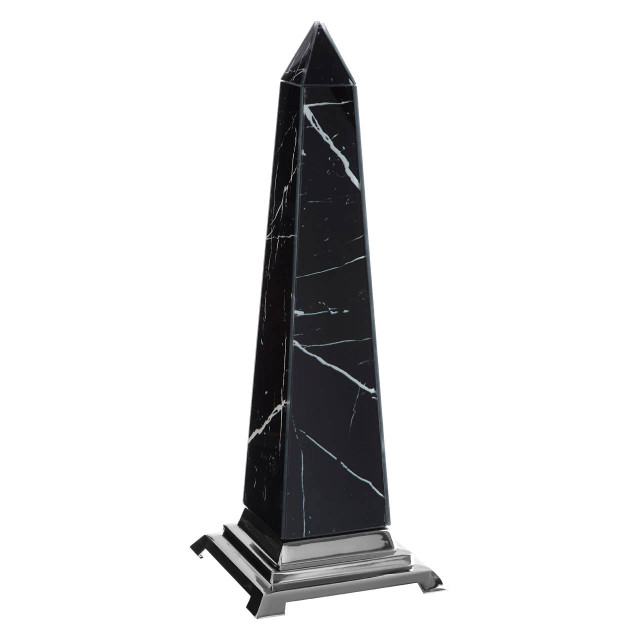 Premier Housewares Renata Glass Sculpture With Marble Effect