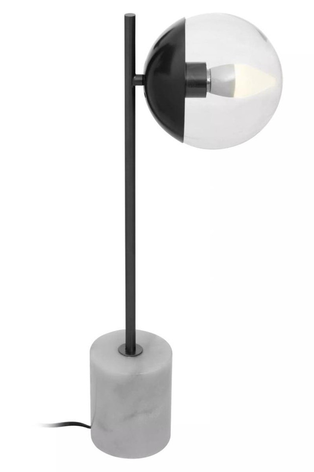 Premier Housewares Revive Black Finish Metal Table Lamp