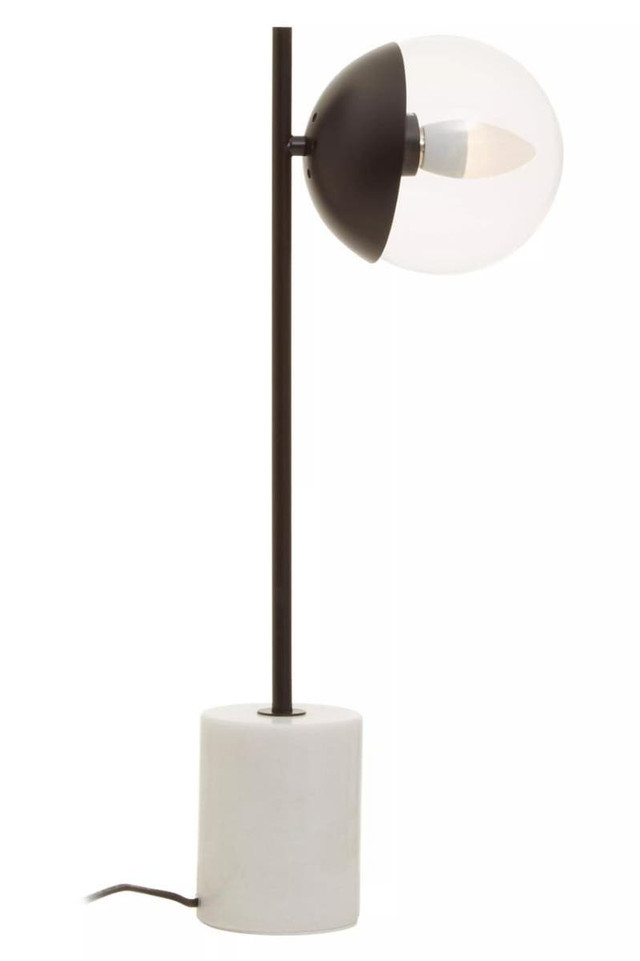 Premier Housewares Revive Black Finish Metal Table Lamp