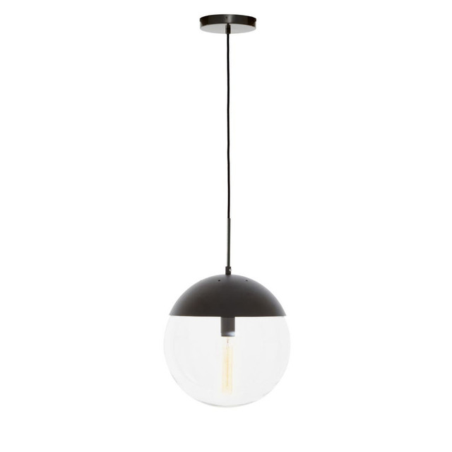 Premier Housewares Revive Black Finish Pendant Light