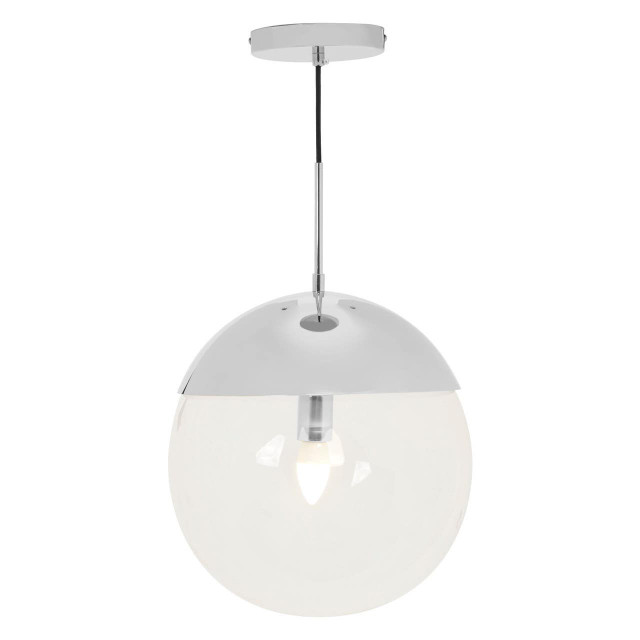 Premier Housewares Revive Chrome Finish Pendant Light