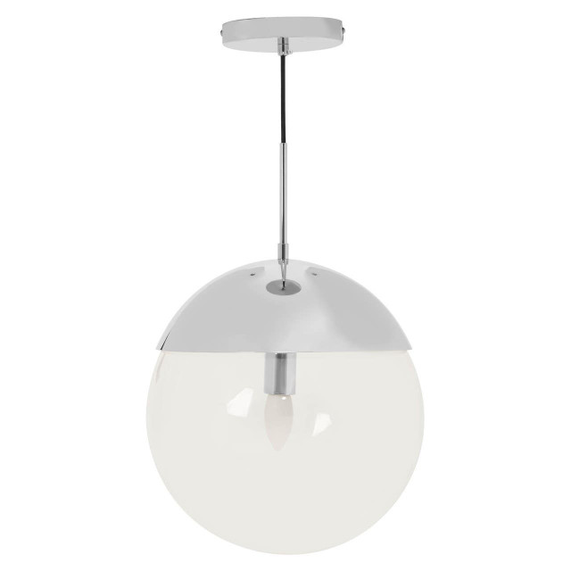 premier housewares Revive Chrome Finish Pendant Light
