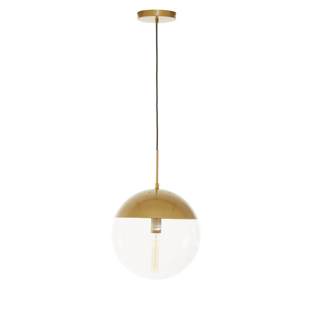 Premier Housewares Revive Gold Finish Pendant Light