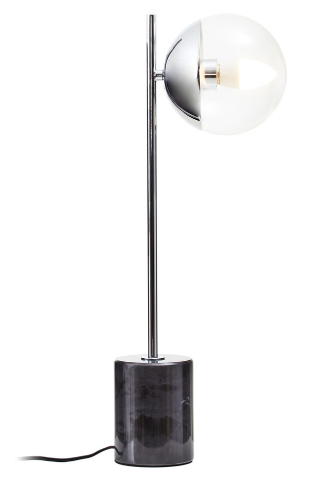 Premier Housewares Revive Small Silver Finish Metal Table Lamp