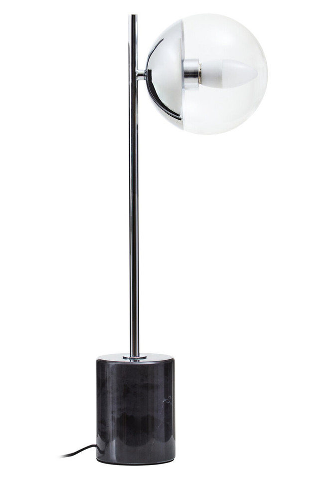 premier housewares Revive Small Silver Finish Metal Table Lamp