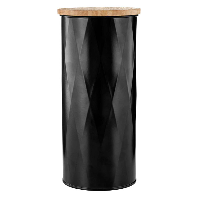 premier housewares Rhombus Black Large Storage Canister