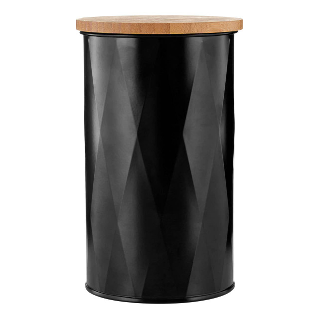 premier housewares Rhombus Black Medium Storage Canister