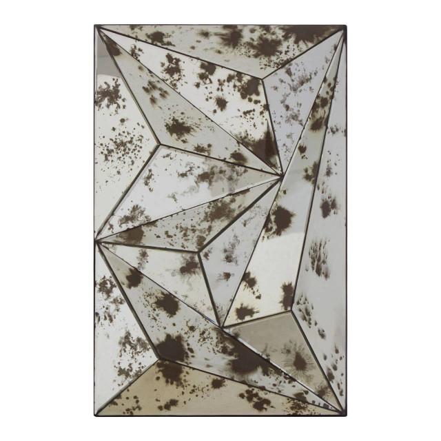Premier Housewares Riza 3D Prism Antique Wall Mirror