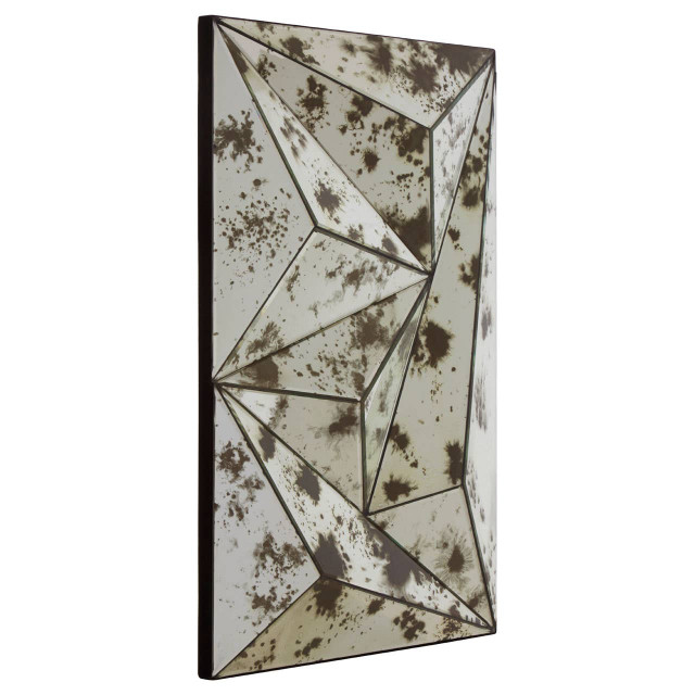 Premier Housewares Riza 3D Prism Antique Wall Mirror