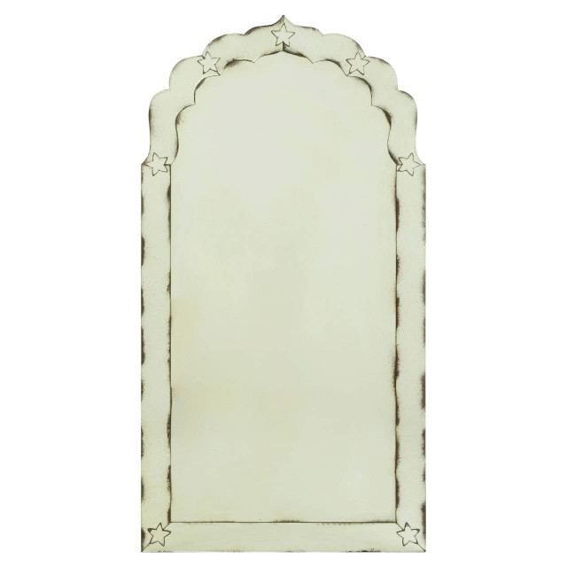 premier housewares Riza Antique Effect Arched Wall Mirror
