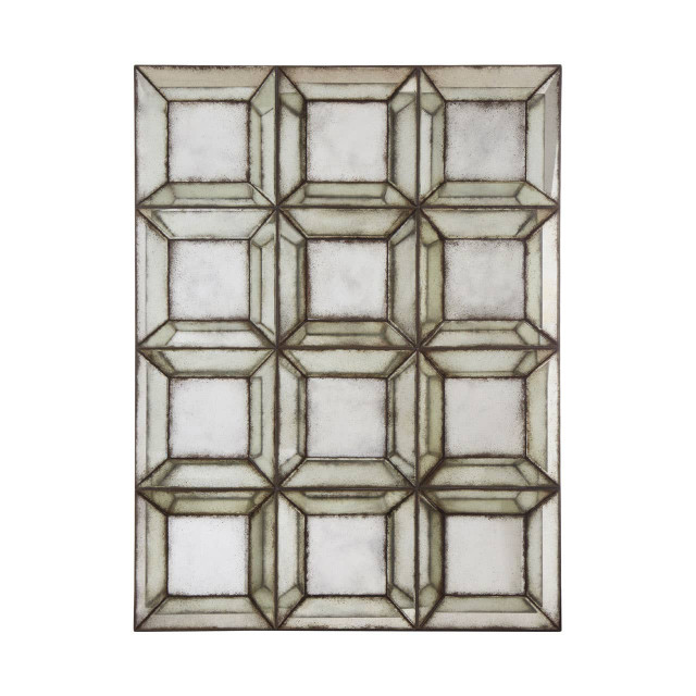 premier housewares Riza Medium Multi Box Design Wall Mirror