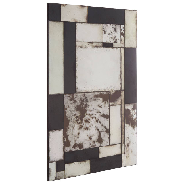 Premier Housewares Riza Mosaic Asymmetric Wall Mirror