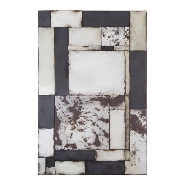 premier housewares Riza Mosaic Asymmetric Wall Mirror